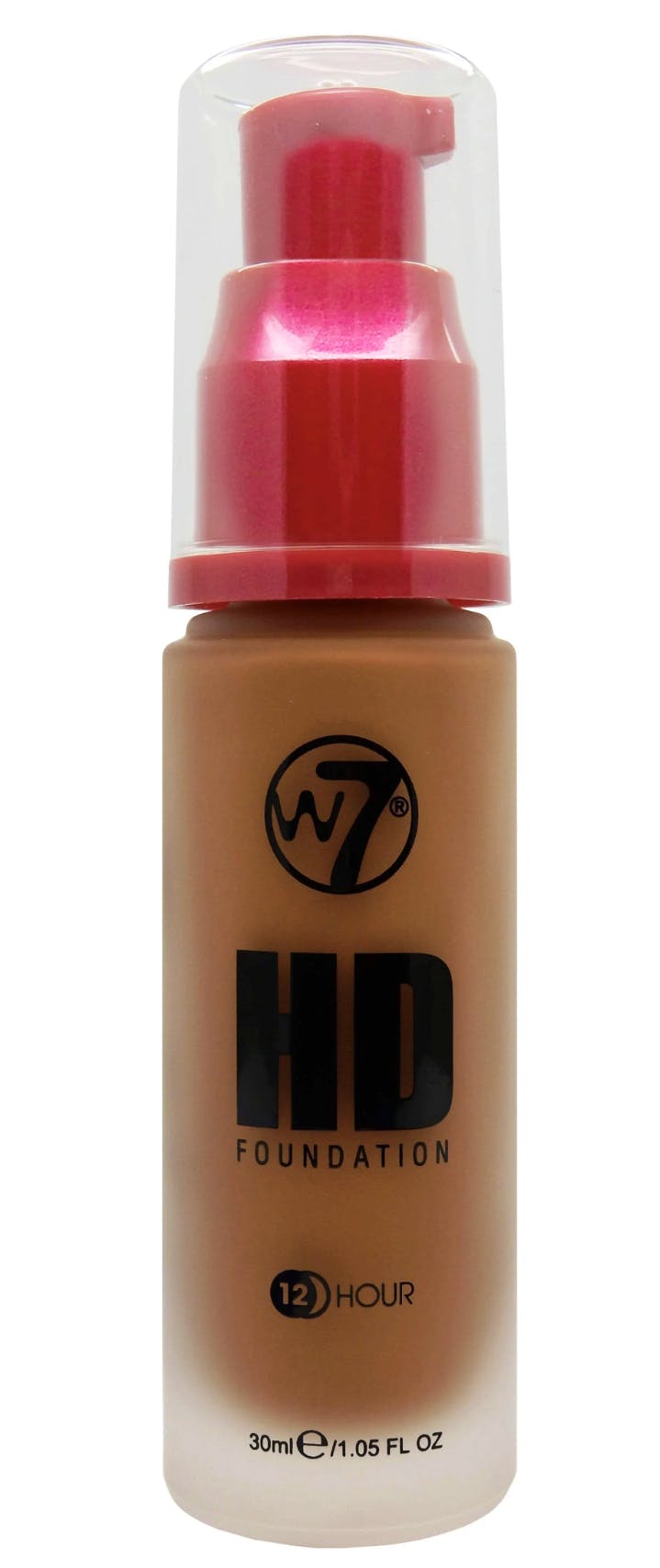 W7 HD Foundation Hazelnut 30 ml