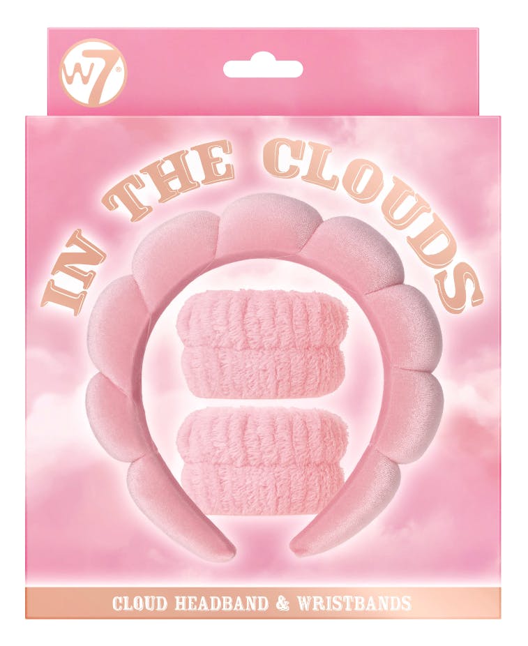 W7 In The Clouds Headband & Wristbands Set 2 st