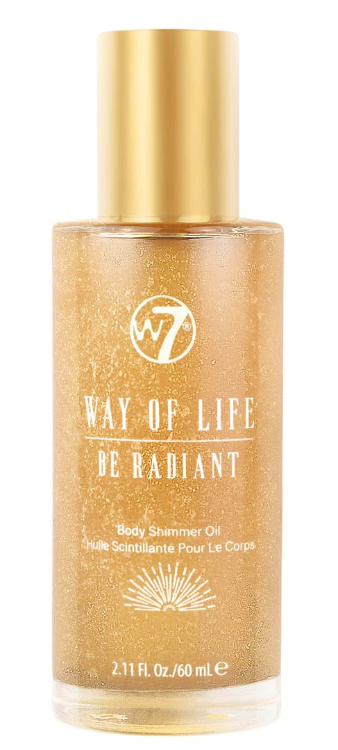 W7 Way Of Life Body Shimmer Oil Be Radiant 60 ml