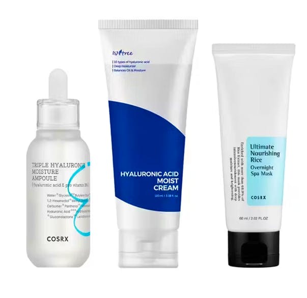 Luxplus K-Beauty Set: Routine For Dry Skin 40 ml + 100 ml + 60 ml