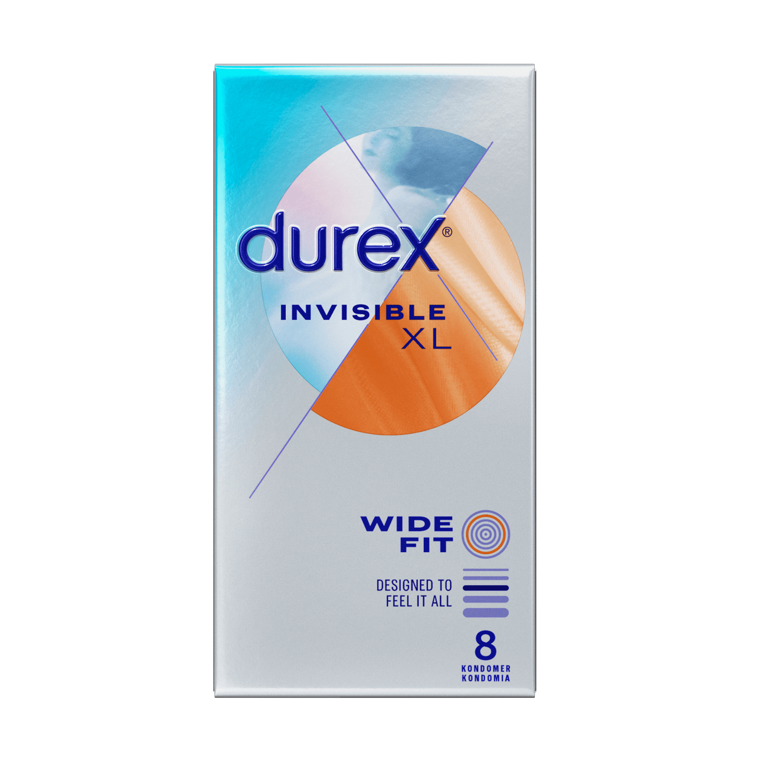 Durex Invisible XL 8 stk