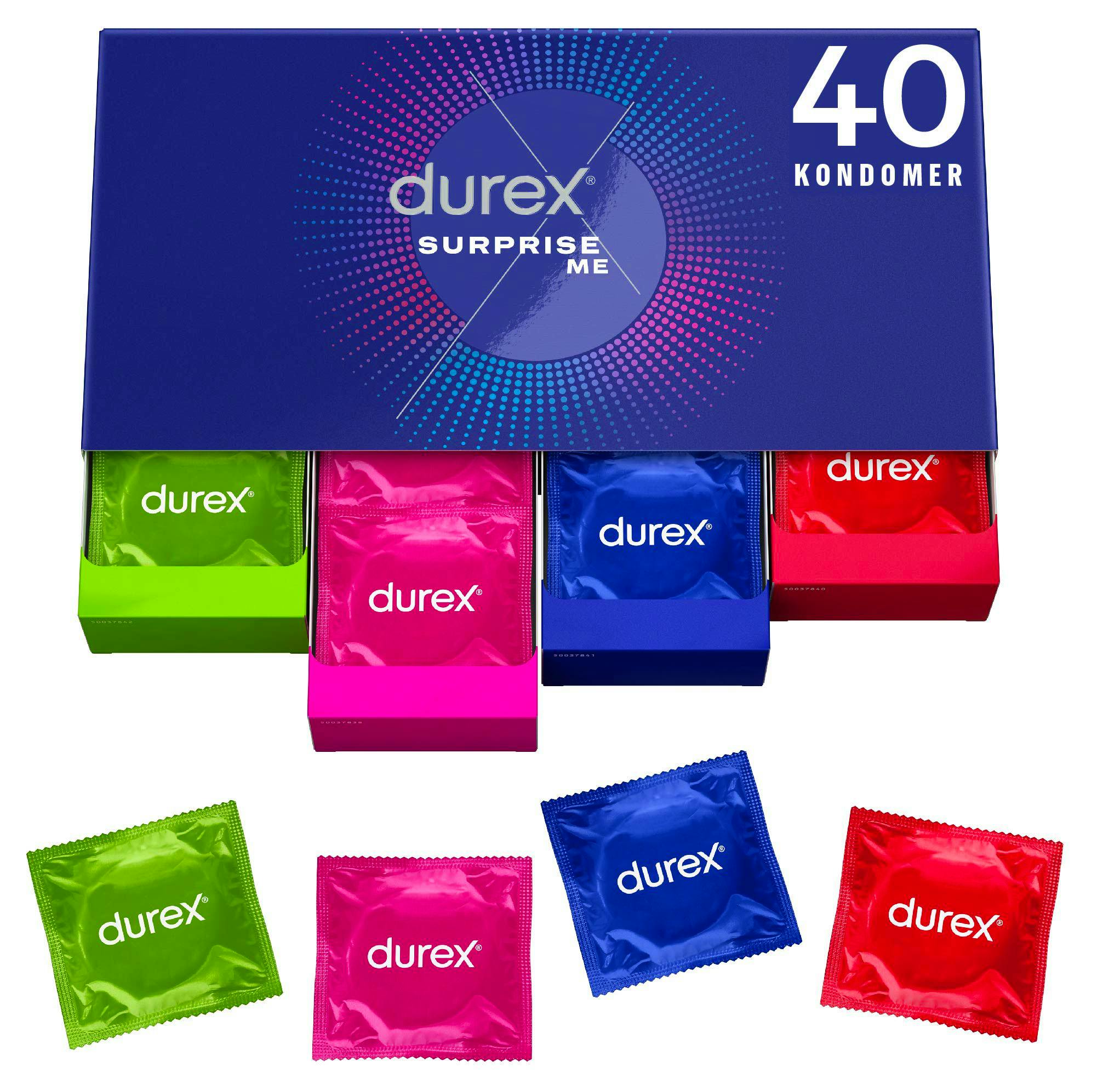 Durex Surprise Me Pack 40 stk