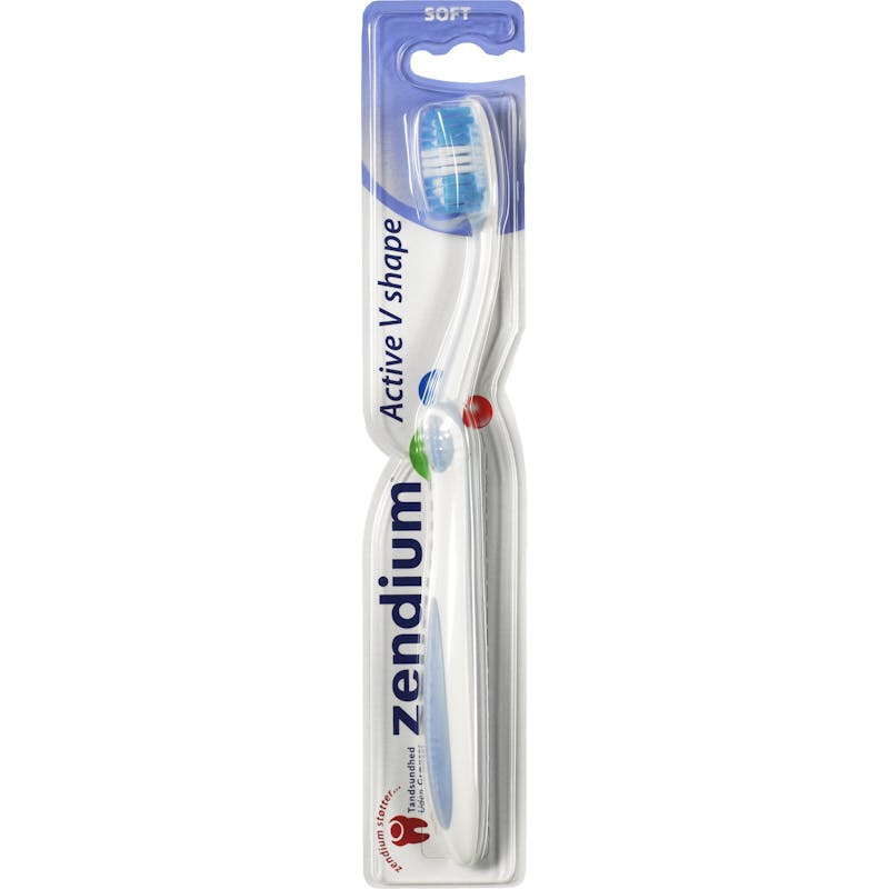 Zendium Active V Shape Soft Toothbrush 1 pcs
