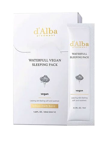 d'Alba Waterfull Vegan Sleeping Pack 12 x 4 ml