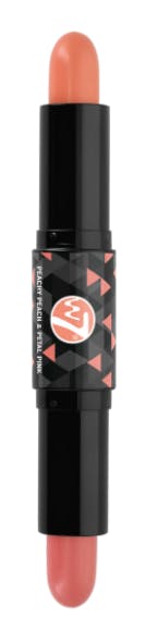 W7 Blusher Stick Peachy Peach & Petal Pink 8 g