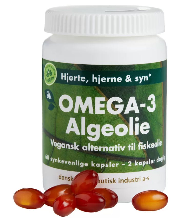 DFI Vegan Omega-3 Algeolie 60 stk