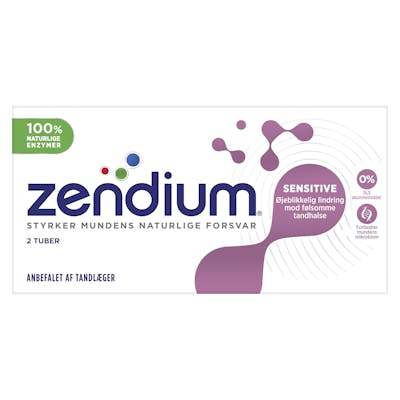 Zendium Sensitive 2-pak Tandpasta 2 x 50 ml
