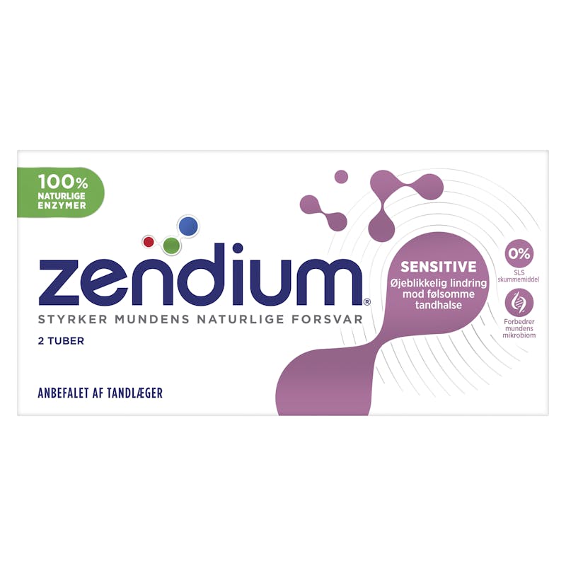 Zendium Sensitive 2-pack Tandkräm 2 x 50 ml