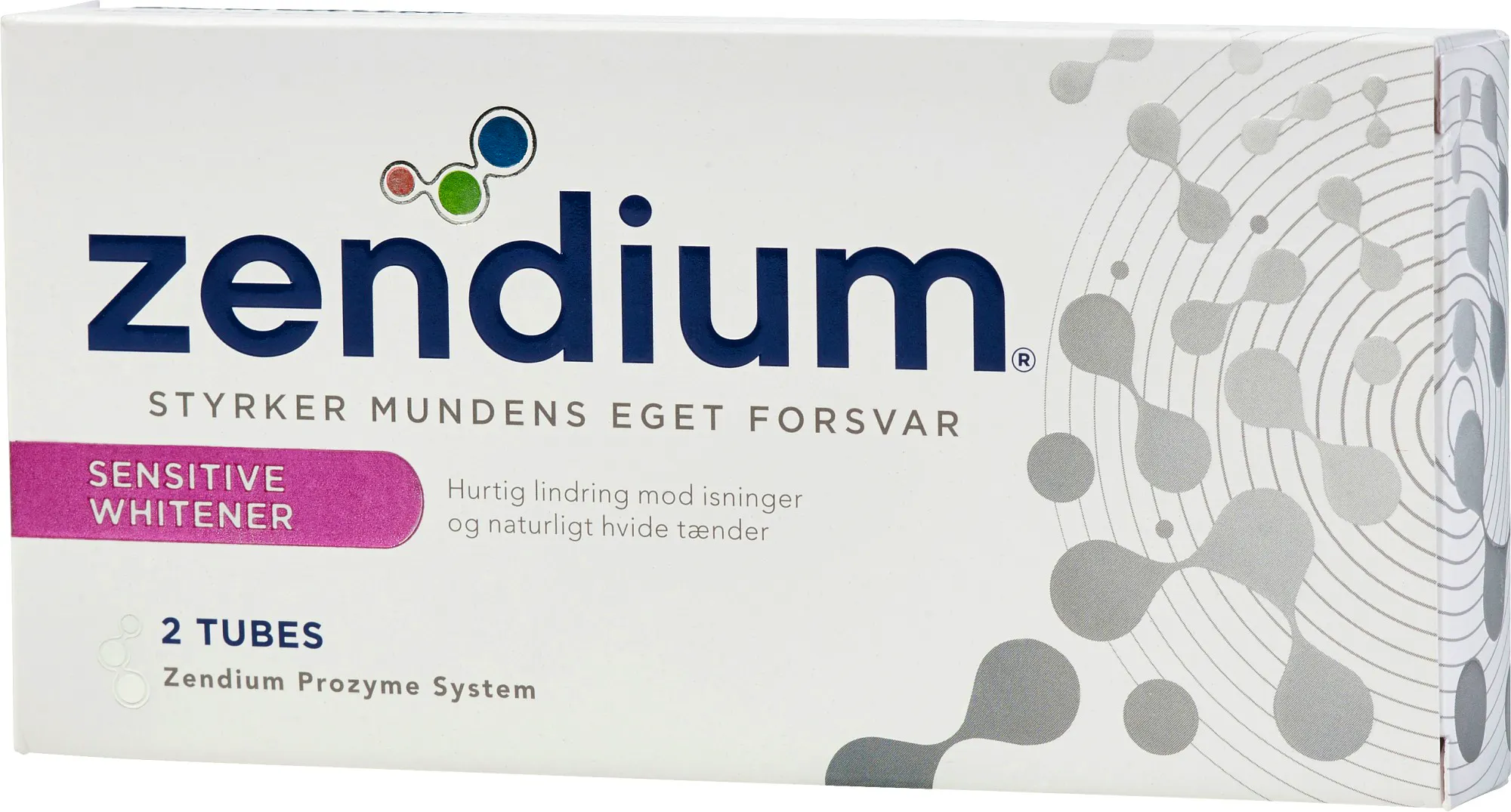 Zendium Sensitive + Whitener 2-pack Toothpaste 2 x 50 ml