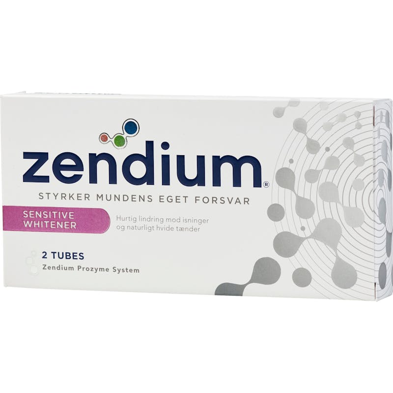 Zendium Sensitive + Whitener 2-pack Toothpaste 2 x 50 ml
