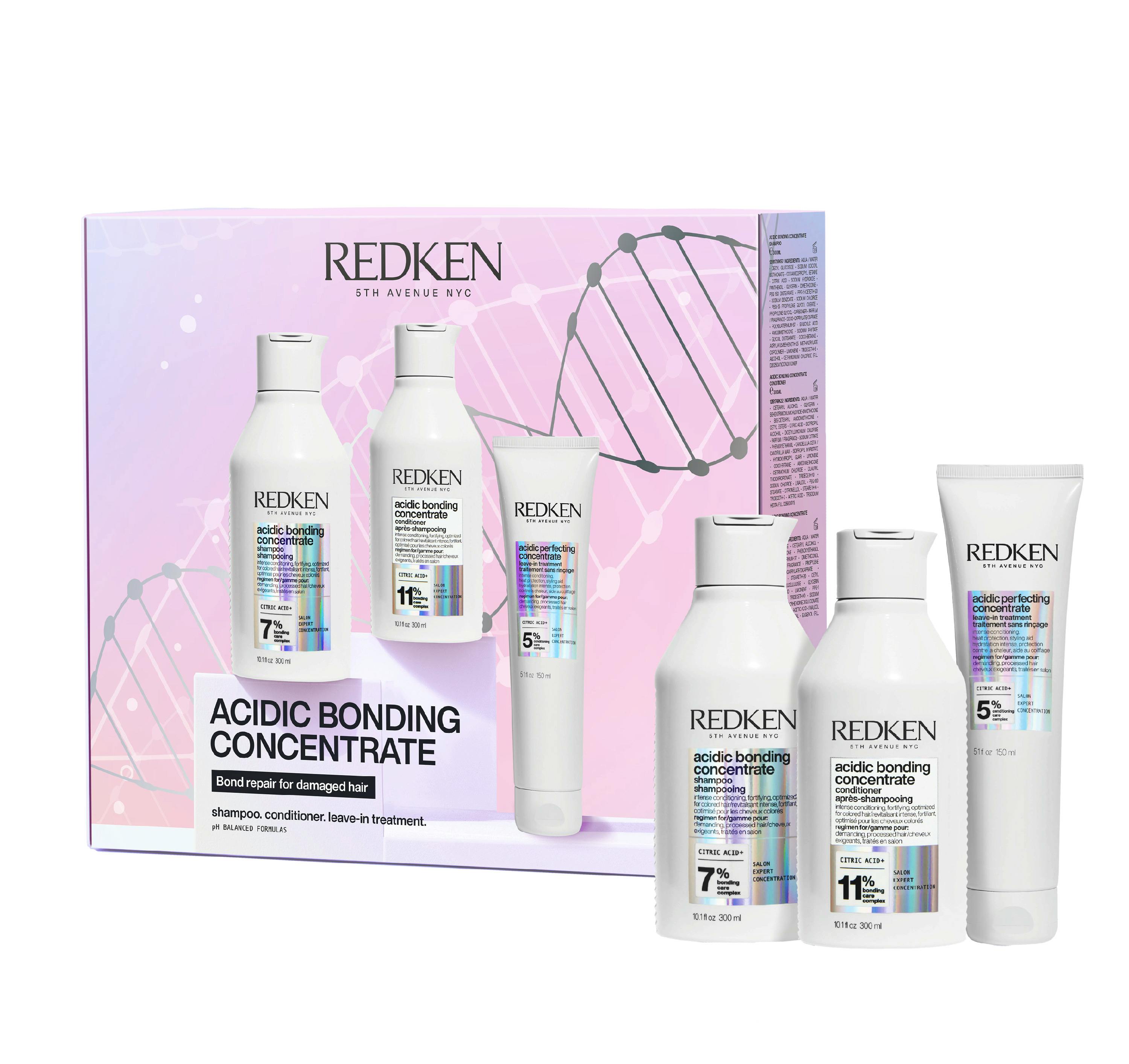 New! Set of 2-Redken Acidic deals Bonding Total Hair Transformation Kits