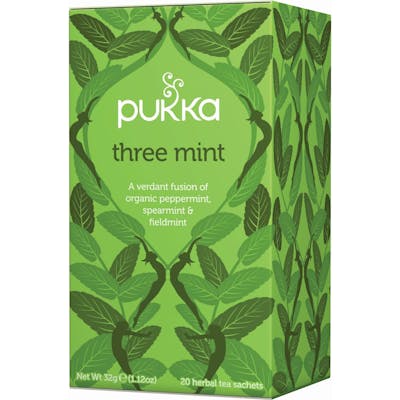 Pukka Three Mint Tea Luomu 20 pussia