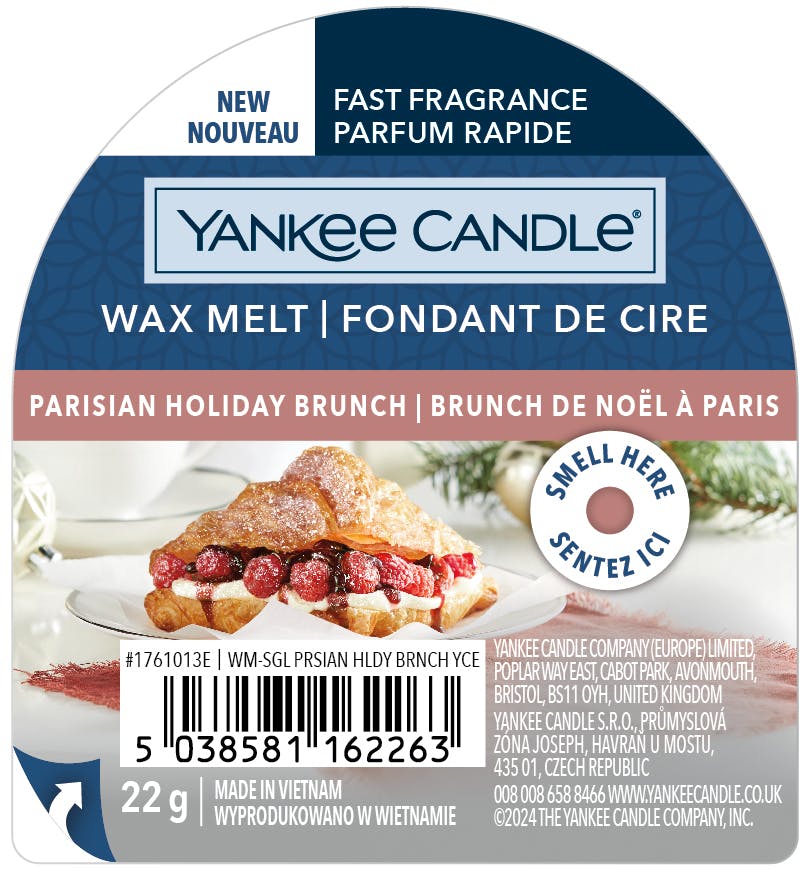 Yankee Candle Single Wax Melts Parisian Holiday Brunch 22 g