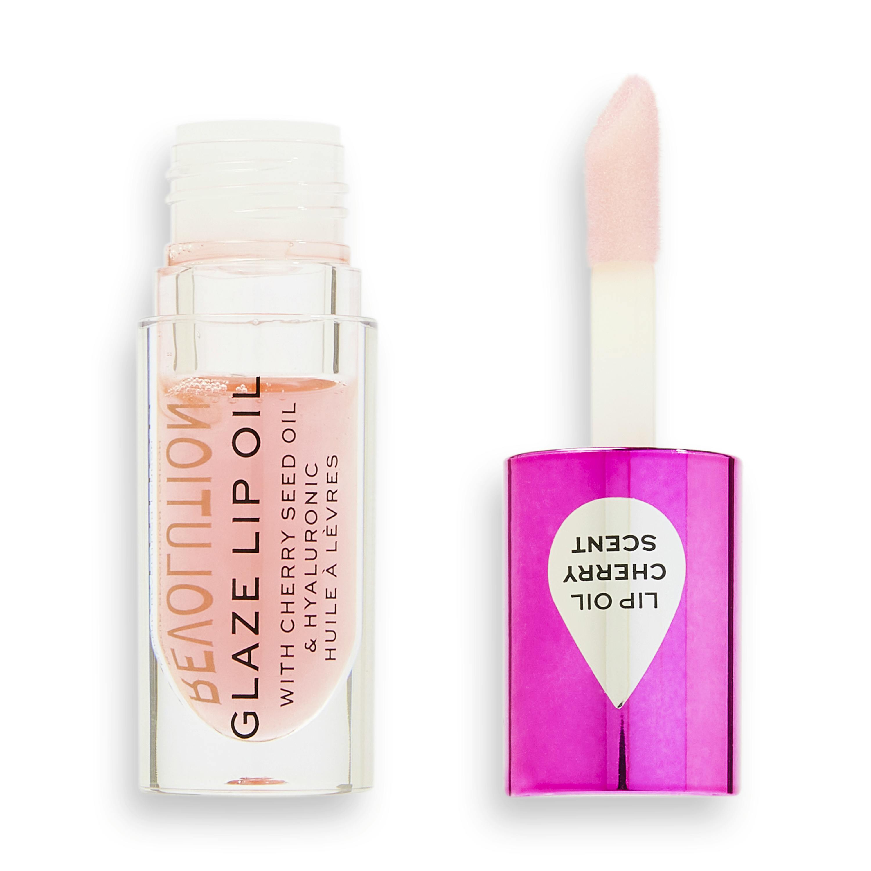 Revolution Glaze Lip Oil Glam Pink 4,6 ml