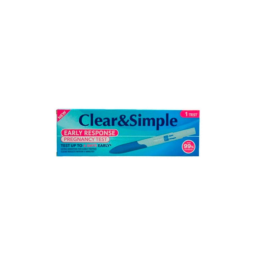 Simple Clear &  Early Response Midstream Pregnancy Test 1 st