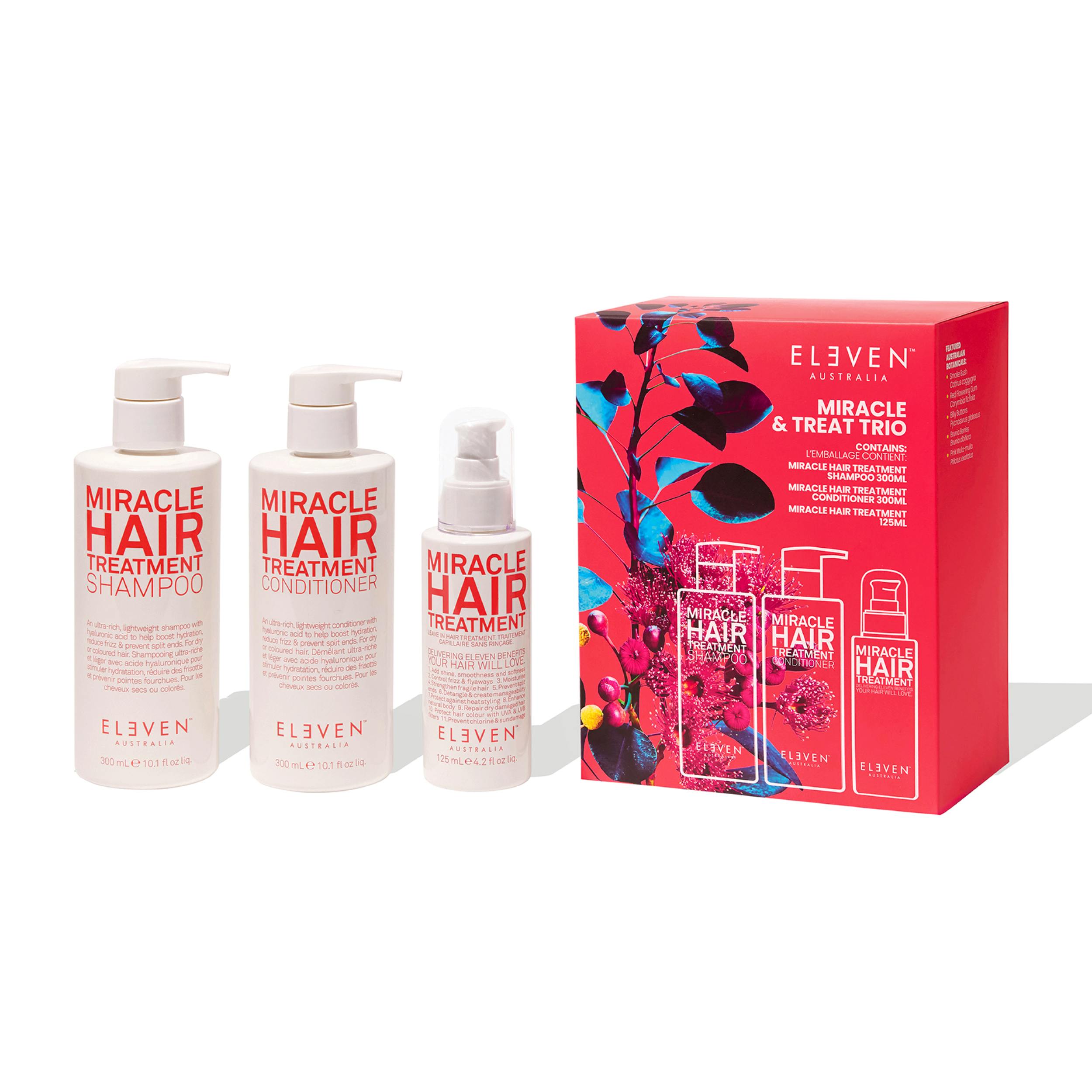 Eleven Australia Miracle & Treatment Trio Box 2 x 300 ml + 125 ml