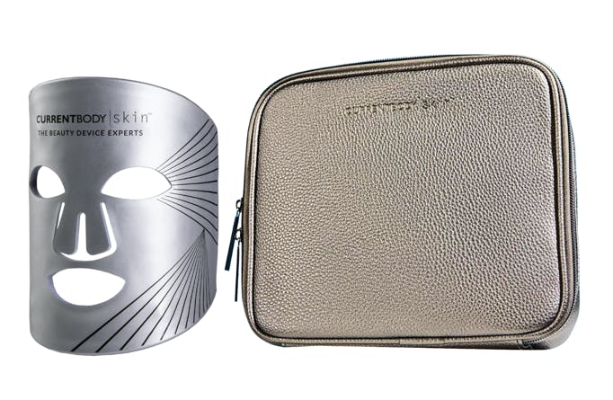 CurrentBody Skin LED Mask Silver & Vanity Case 2 kpl
