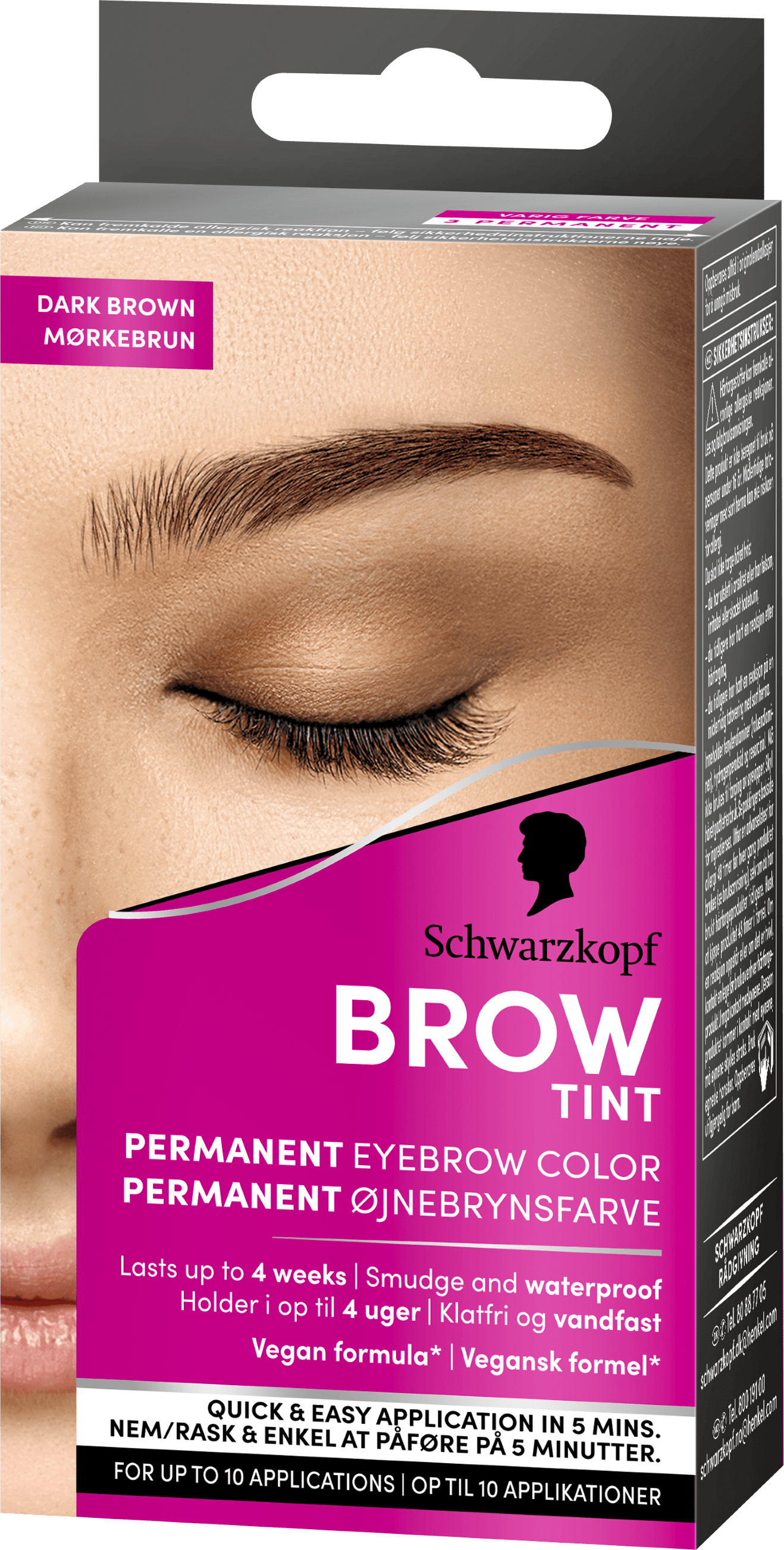 Schwarzkopf Brow Tint Dark Brown 1 stk