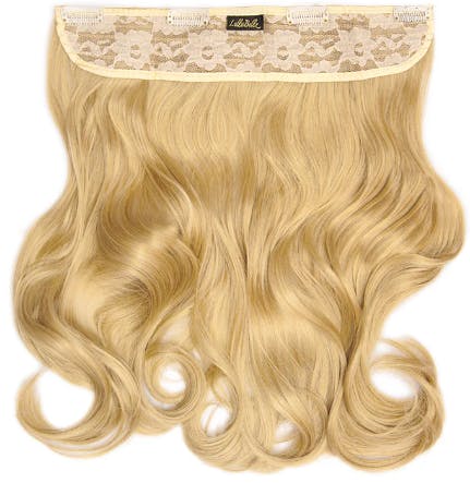 Lullabellz Thick 16 1 Piece Curly Clip In Hair Extensions Golden Blonde 160 g