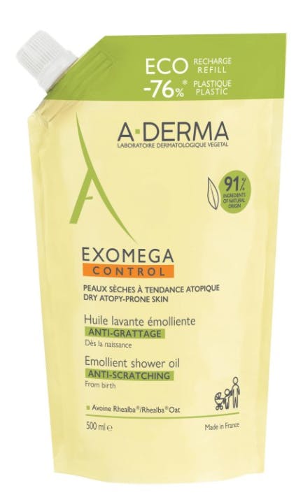 A-Derma Exomega Control Shower Oil Refill 500 ml