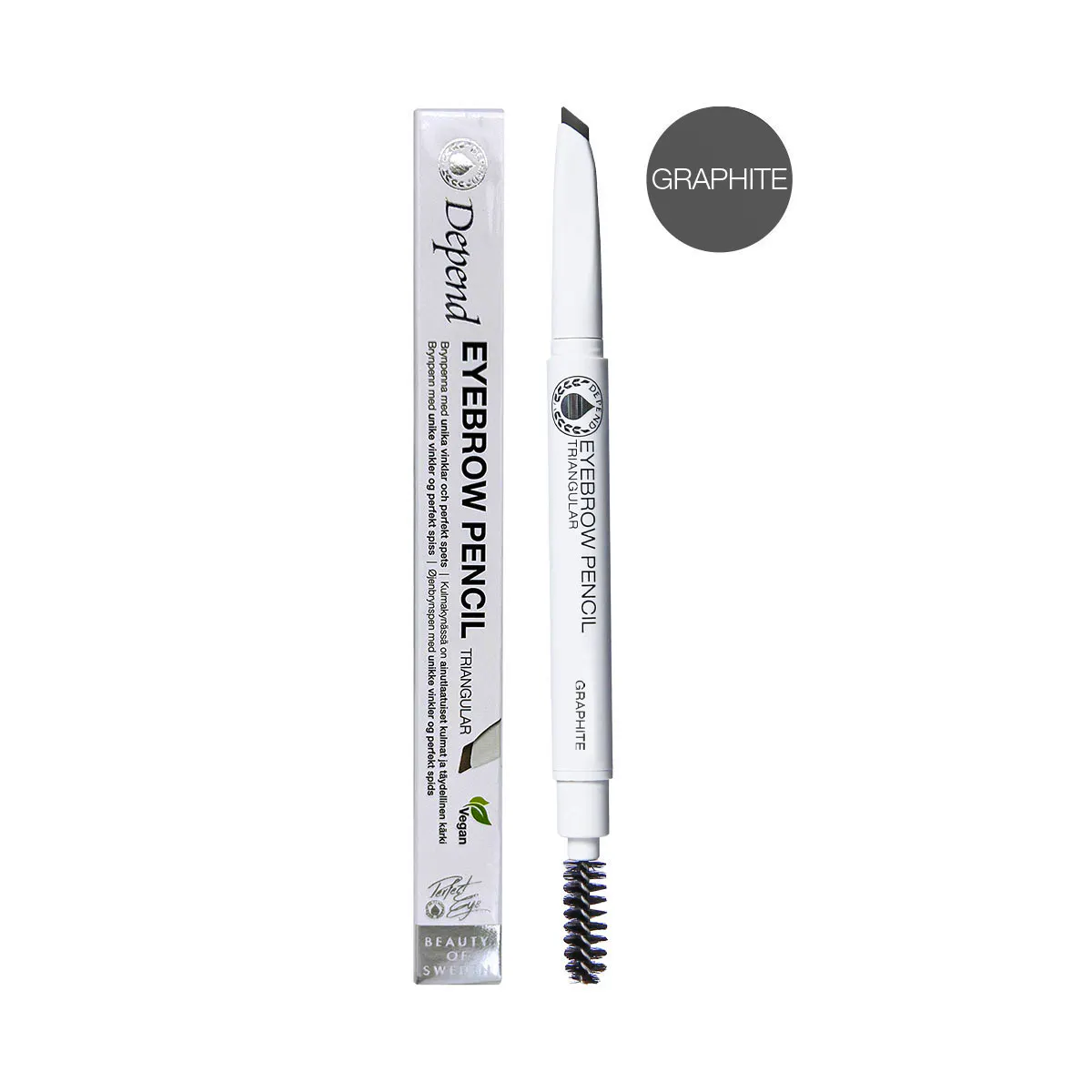 Depend Eyebrow Pen Triangular Grafit 1 pcs
