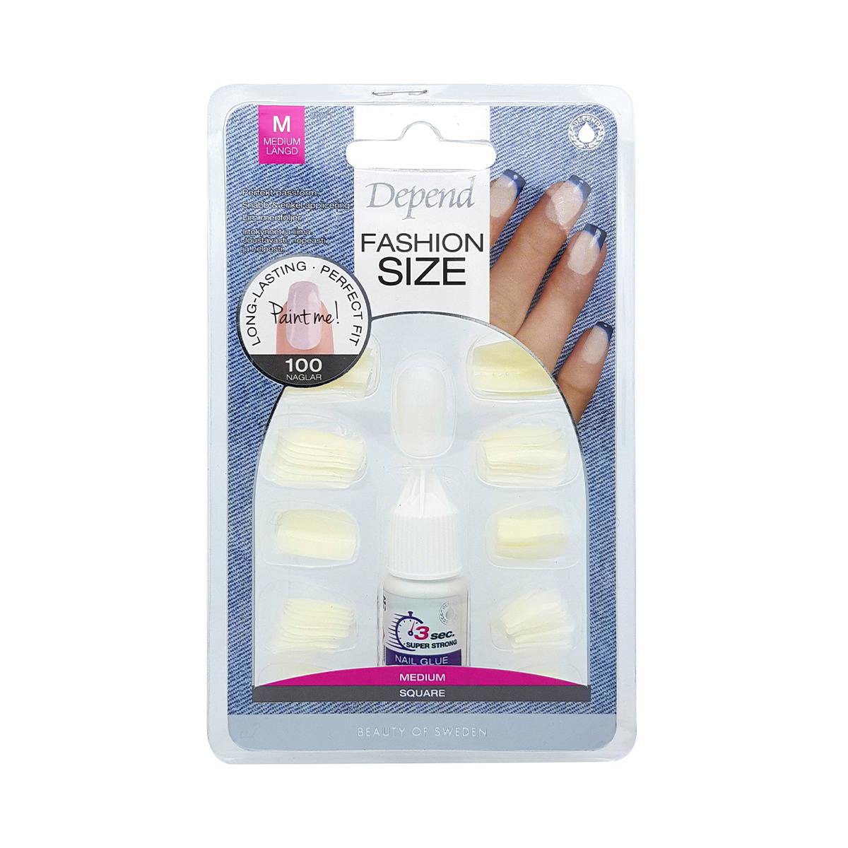 Depend Fashion Size Medium Nails 100 st
