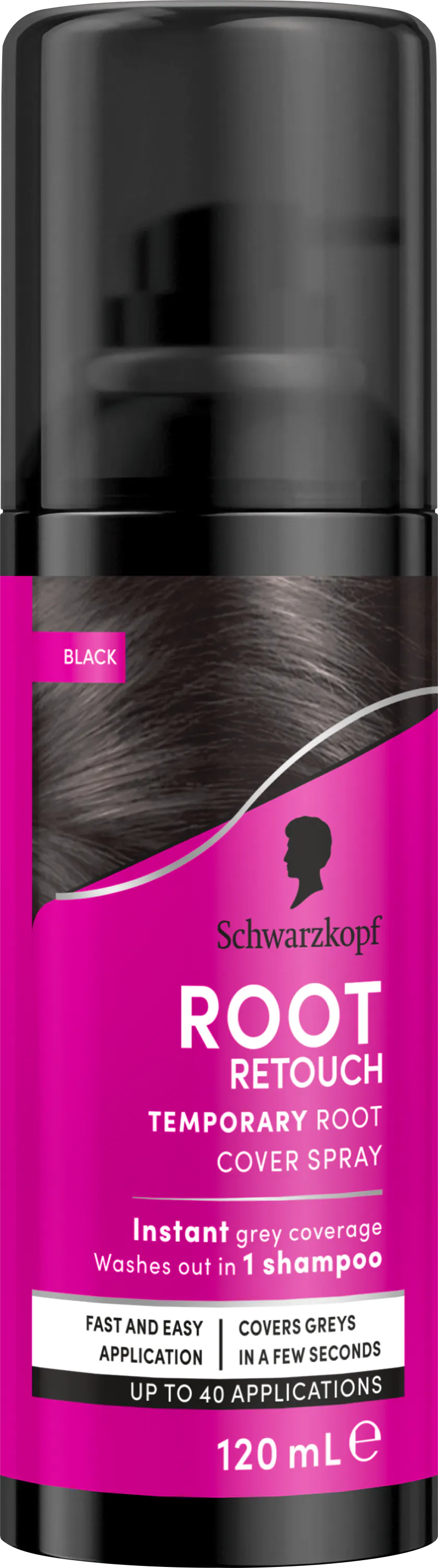 Schwarzkopf Root Retouch Black 120 g