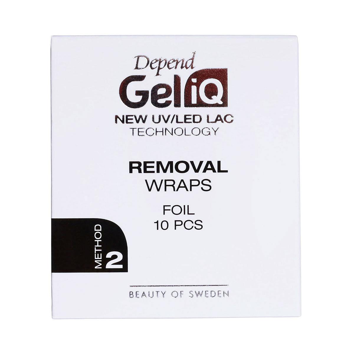 Depend Gel iQ Rem Wraps Foil 10 stk