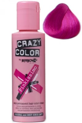 2X CRAZY COLOR SEMI PERMANENT HAIR DYE 100ml -All colors -Free & fast *UK  POST*