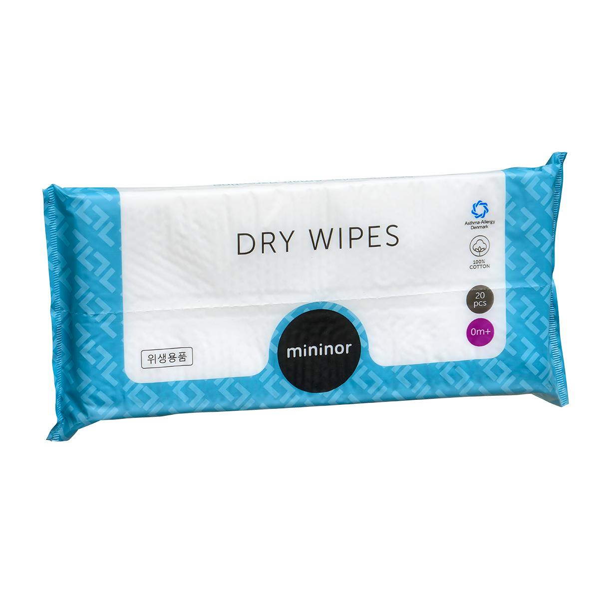 Mininor Dry Wipes 20 st
