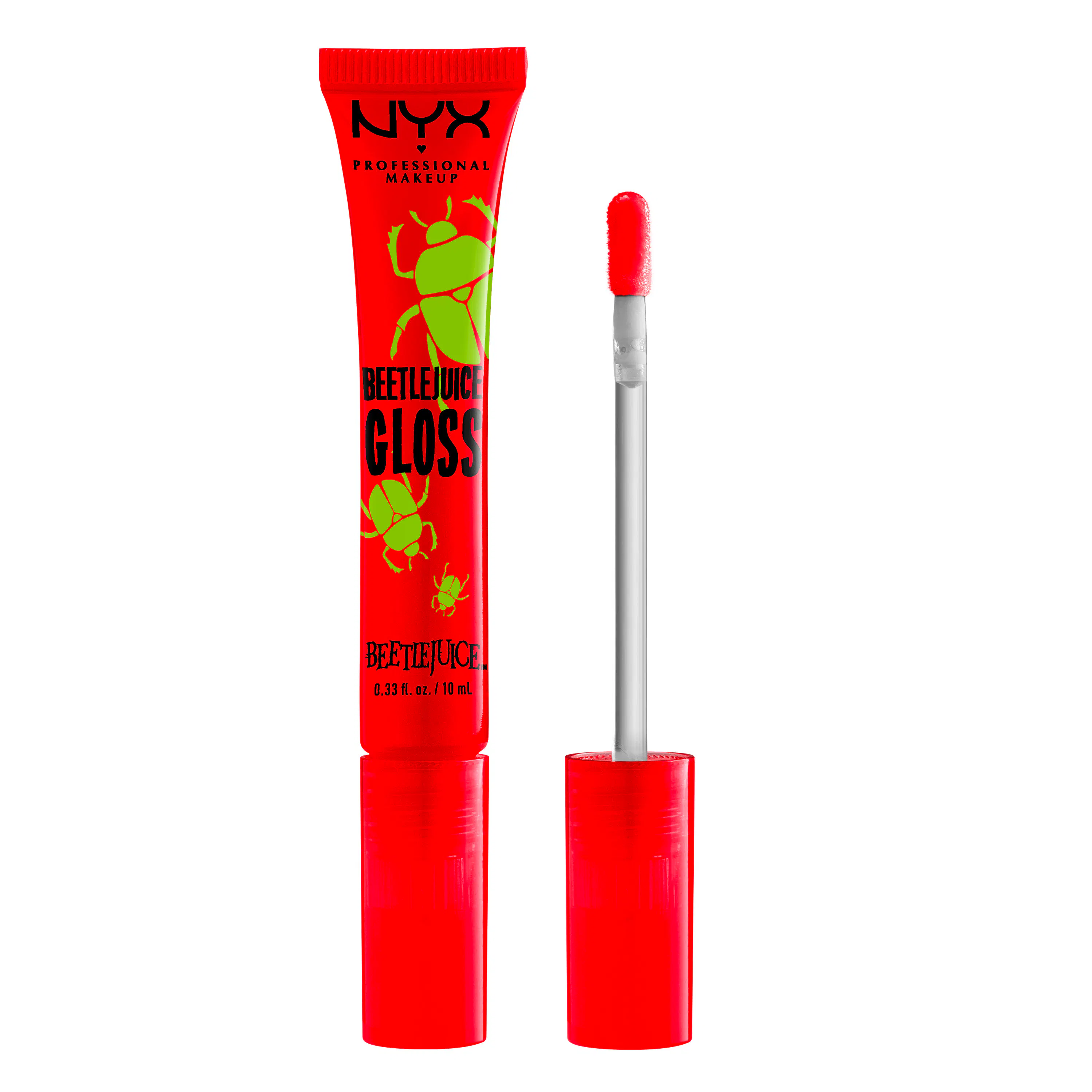 NYX Professional Make-Up Beetlejuice Lip Gloss Red 10 ml