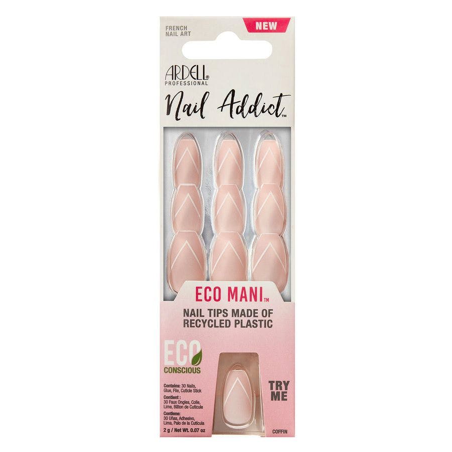 Ardell Nail Addict ECO Mani French Nail Art 1 kpl