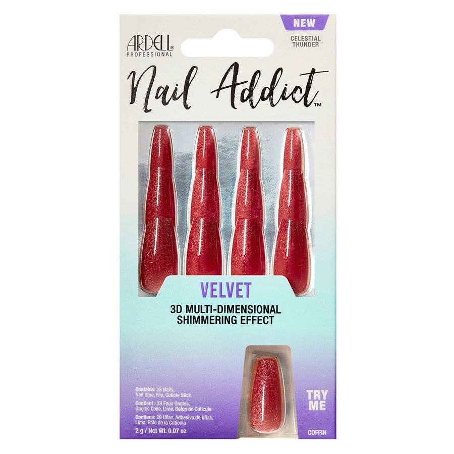 Ardell Nail Addict Velvet Celestial Thunder 1 kpl