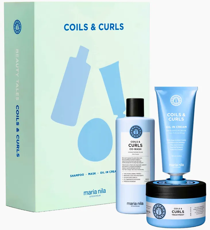 Maria Nila Coils & Curls Gift Set 350 ml + 250 ml + 100 ml