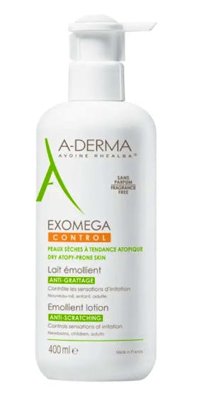A-Derma Exomega Control Emollient Milk 400 ml