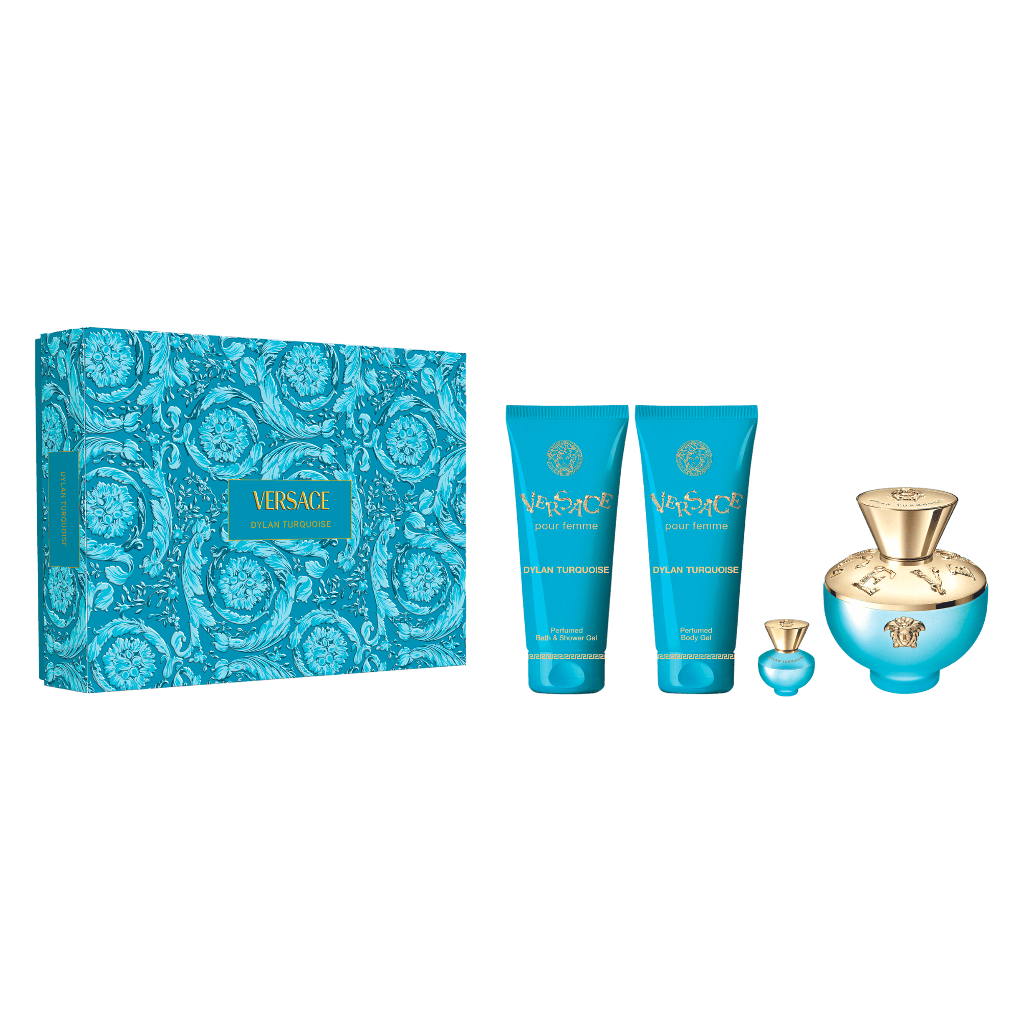 Versace Dylan Turquoise Pour Femme Gift Set 3 x 100 ml