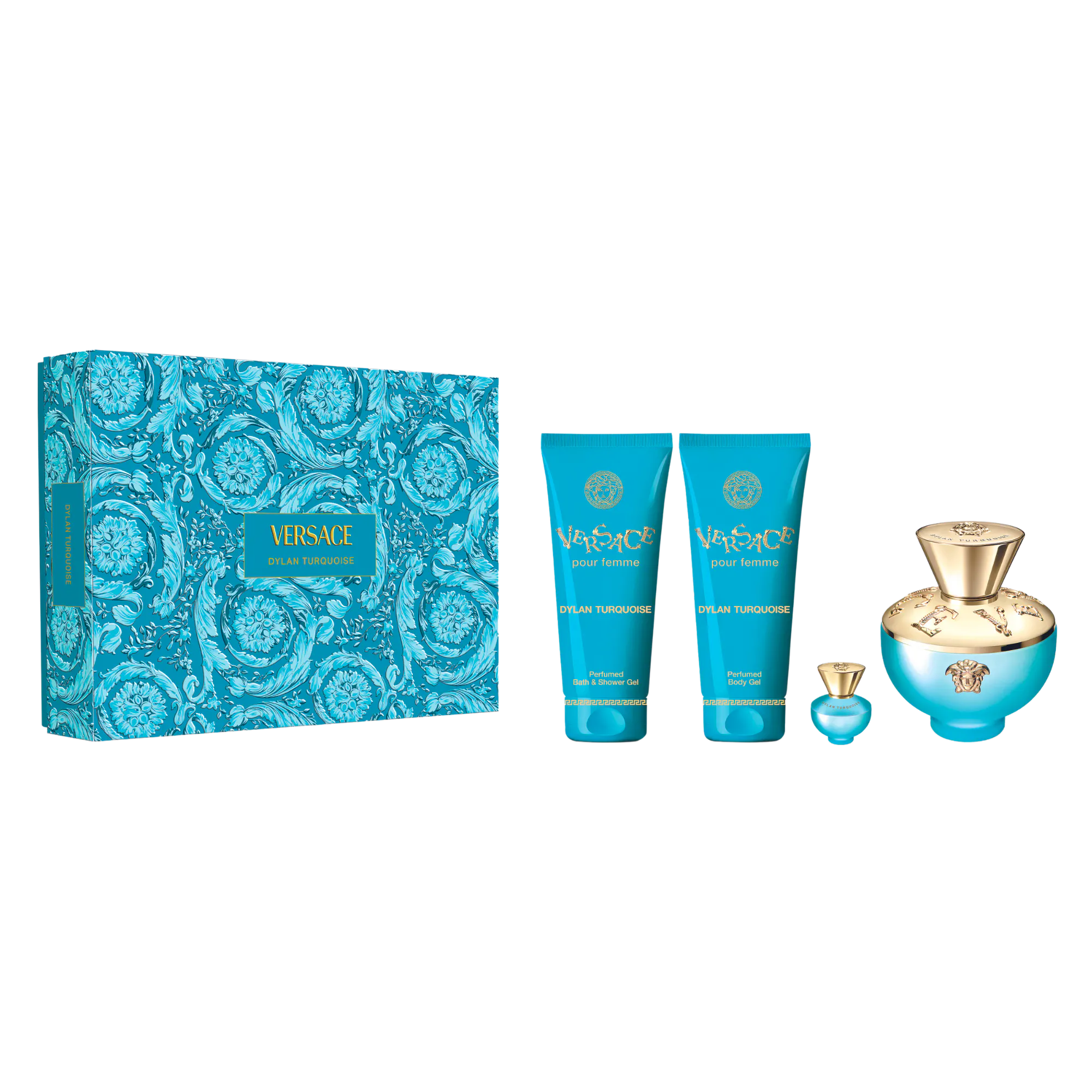 Versace Dylan Turquoise Pour Femme Gift Set 3 x 100 ml