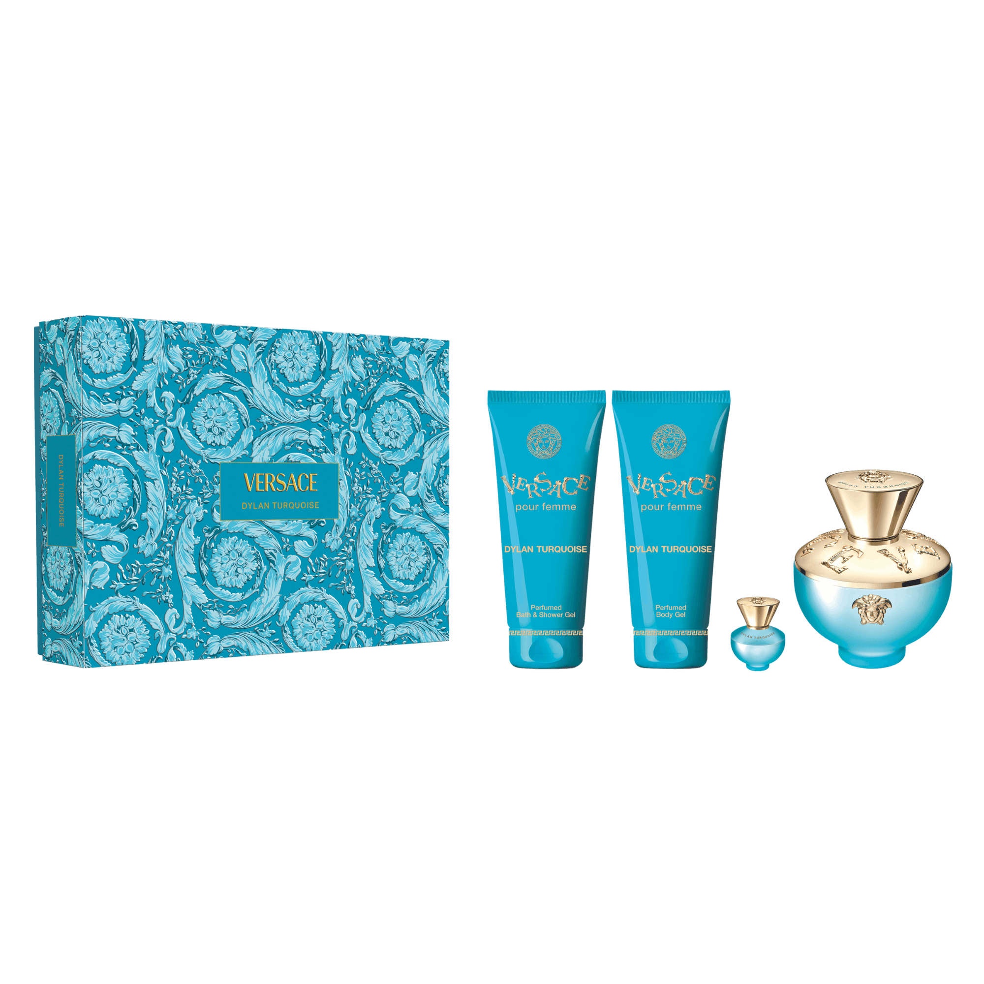 Versace Dylan Turquoise Pour Femme Gift Set 3 x 100 ml