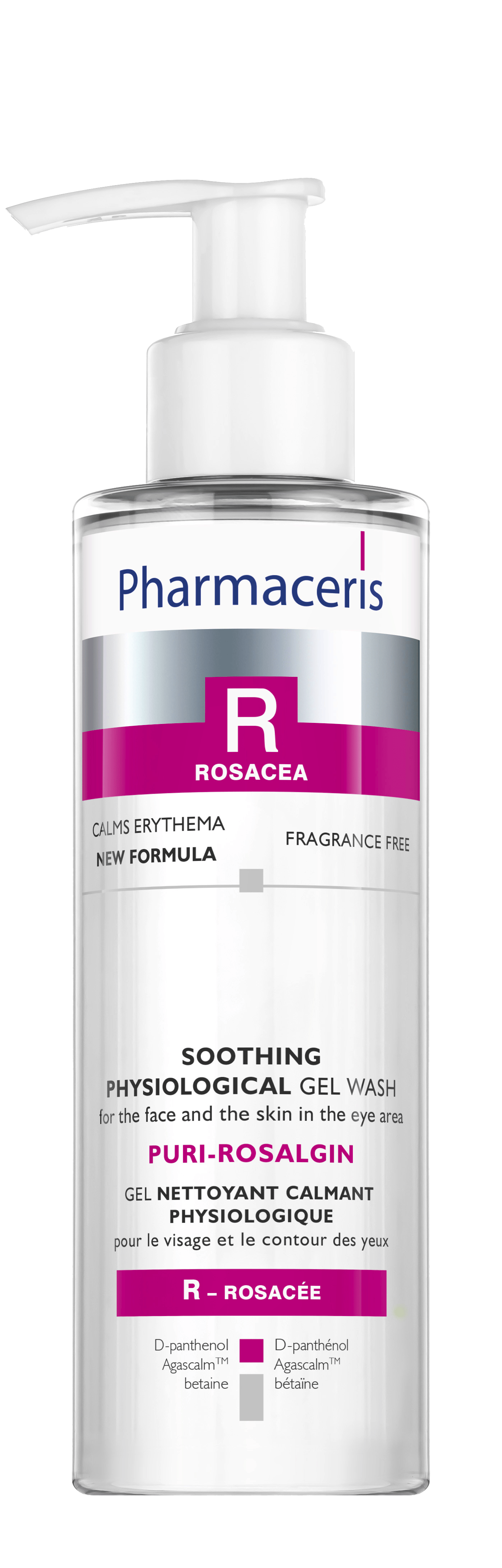 Pharmaceris Puri-Rosalgin Soothing Physiological Face Gel Wash 190 ml