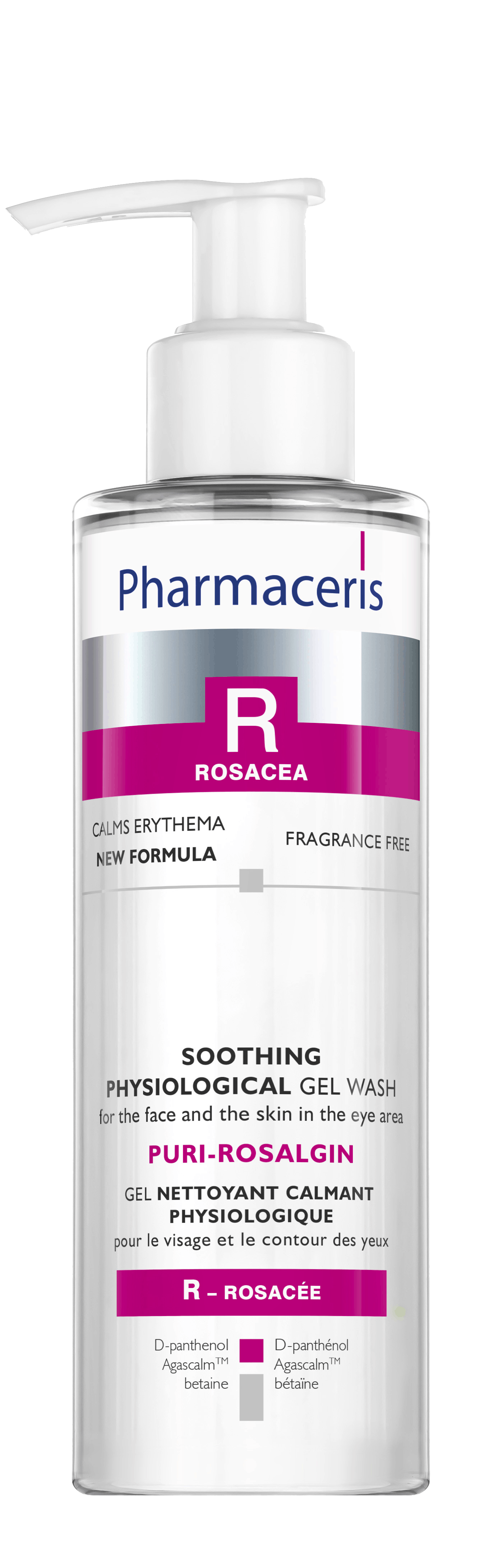 Pharmaceris Puri-Rosalgin Soothing Physiological Face Gel Wash 190 ml