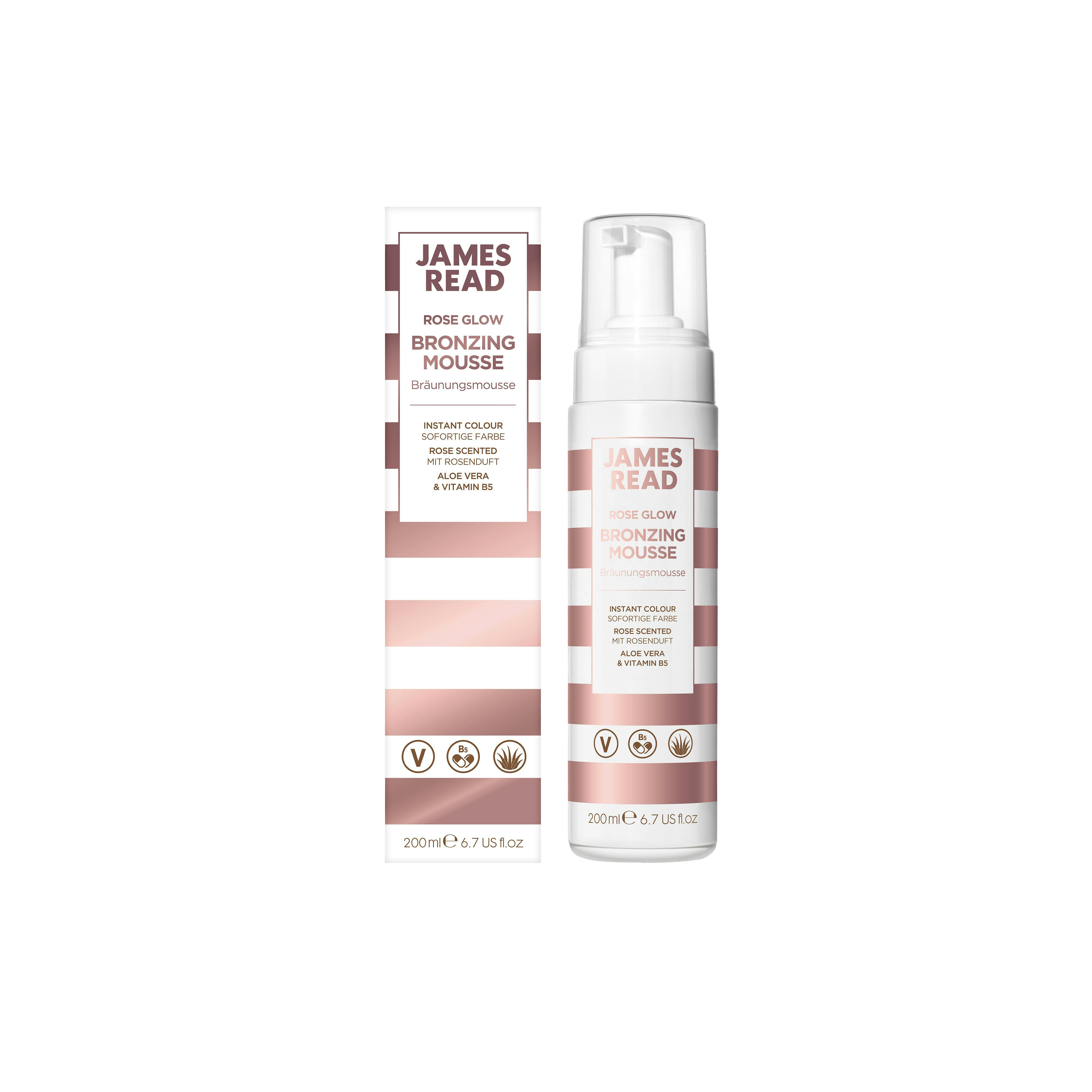 James Read Rose Glow Bronzing Mousse 200 ml