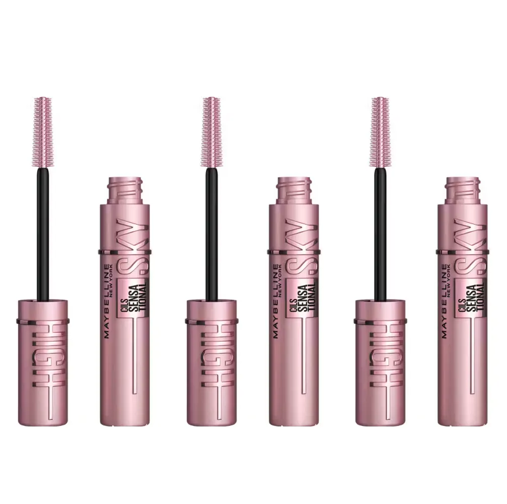 Maybelline Lash Sensational Sky High Mascara Very Black 3 x 7,2 ml