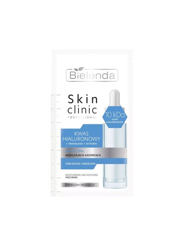 Bielenda Skin Clinic Professional Hyaluronic Acid Moisturizing and Soothing Mask 8 g