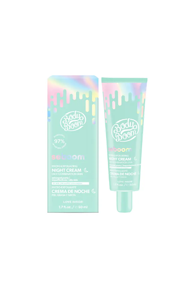Bodyboom FaceBoom Seboom Micro-Exfoliating Night Face Cream 50 ml