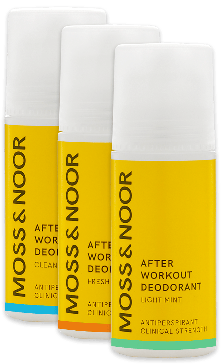 Moss & Noor After Workout Deodorant Mixed 3 x 60 ml