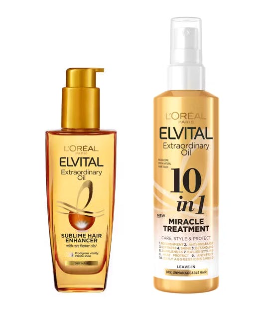 L'Oréal Paris Elvital Extraordinary Oil Dry Hair Oil & 10 In 1 Miracle Treatment 100 ml + 150 ml