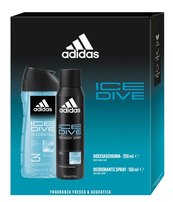 Adidas Ice Dive Gift Set 150 ml + 250 ml