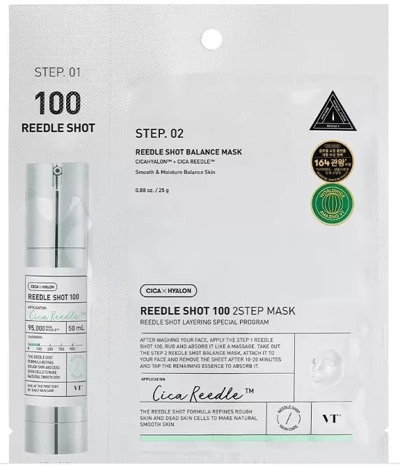 VT Cosmetics Mild Reedle Shot 100 2-Step Mask 26,5 g