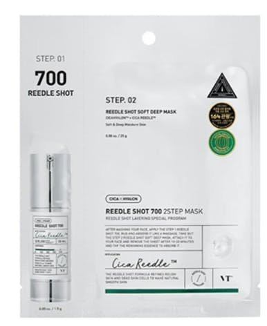 VT Cosmetics Mild Reedle Shot 700 2-Step Mask 26,5 g