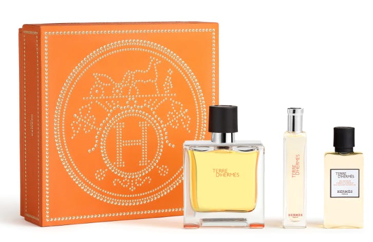 Hermes Terre D'hermes Pure Perfume Gift Set 15 ml + 75 ml